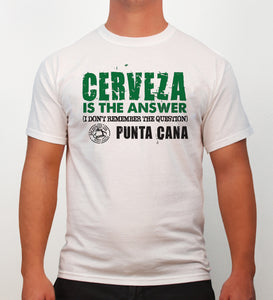 Hot Penguin, Ltd. Cerveza t-shirt for men, Dominican Republic collection
