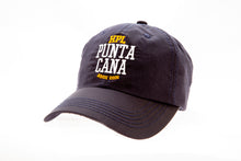 Navy adult cap with embroidered “HPL Punta Cana Since 2008” design by Hot Penguin, Ltd.