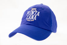 Royal blue adult cap with embroidered “HPL Punta Cana Since 2008” design by Hot Penguin, Ltd.