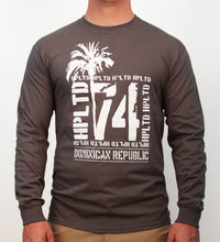 HPLFashion, DominicanRepublicStyle, Men'sLongSleeve, CharcoalGreyTee, HeritageApparel, CulturalPride, 74Collection, SophisticatedFashion, VersatileStyling, DominicanRepublicHistory, DistinctiveDesign, ElegantComfort, GraphicTee, PremiumMaterials, StylishHeritageWear.