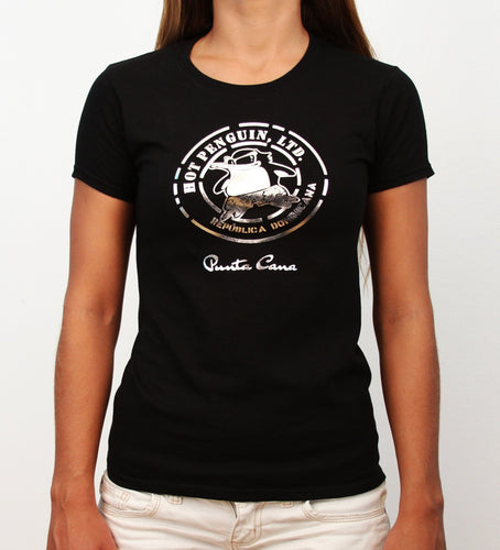 Hot Penguin Ltd. Silver Hot Penguin t-shirt for women, Punta Cana Collection - Hot Penguin, Ltd.