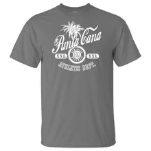 Punta Cana Athletic Department basic t-shirt in athletic grey. 100% cotton crew neck with Punta Cana Athletic Department logo printed on the front