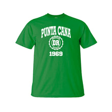 Punta Cana T-Shirts basic kid's tee in kelly green. This 100% cotton simple crew neck t-shirt features our Punta Cana 1969 logo printed on the front. Tagless printed label for maximum comfort.